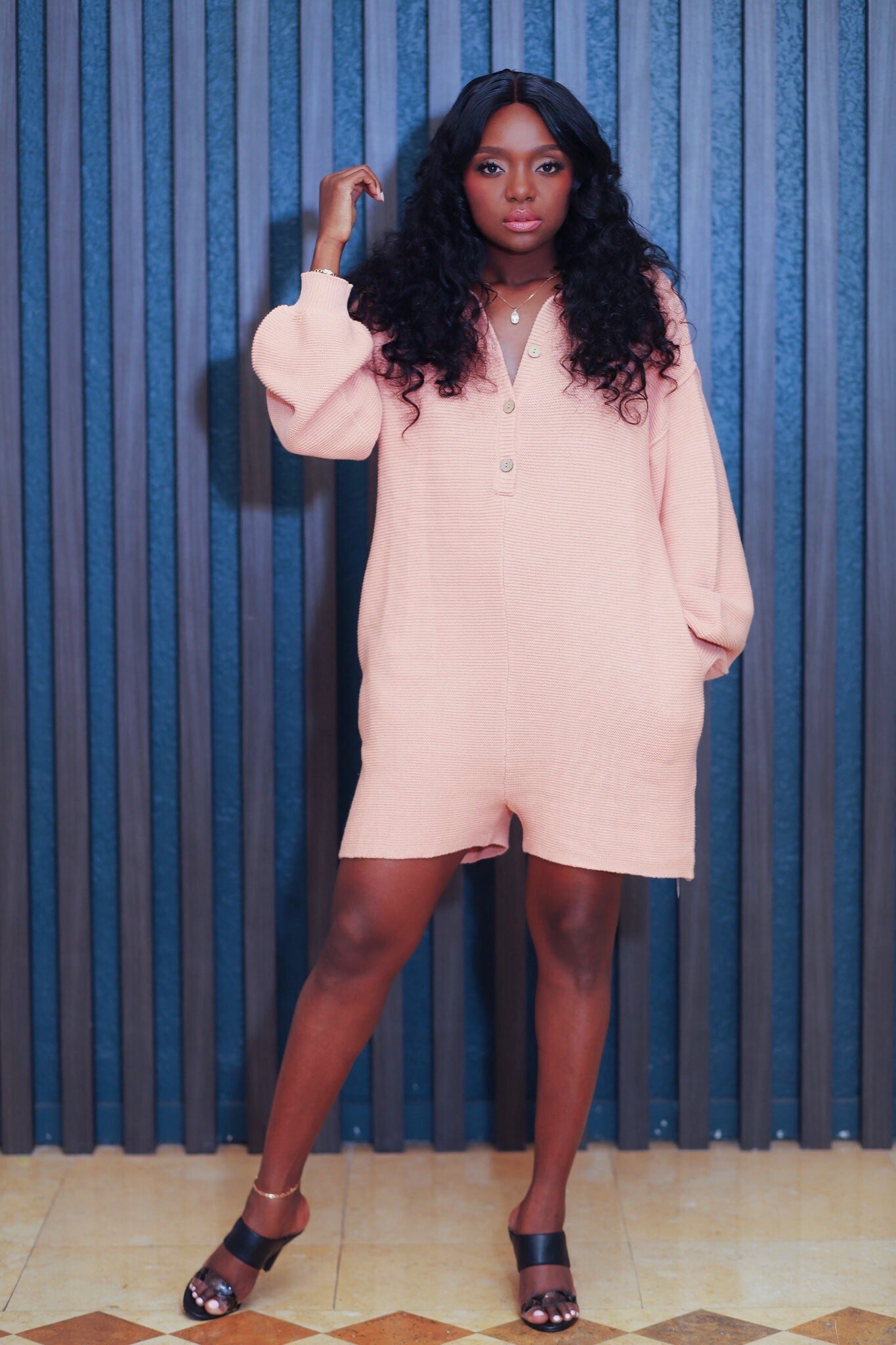 Serious Style Blush Jumpsuit
